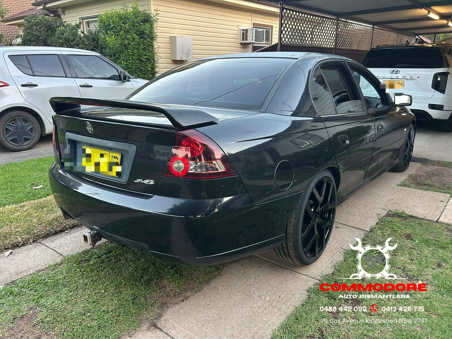 sv8001 - VY SV8 / SS Holden Commodore Sedan - Bootlid with Wing Phantom Black #690F
