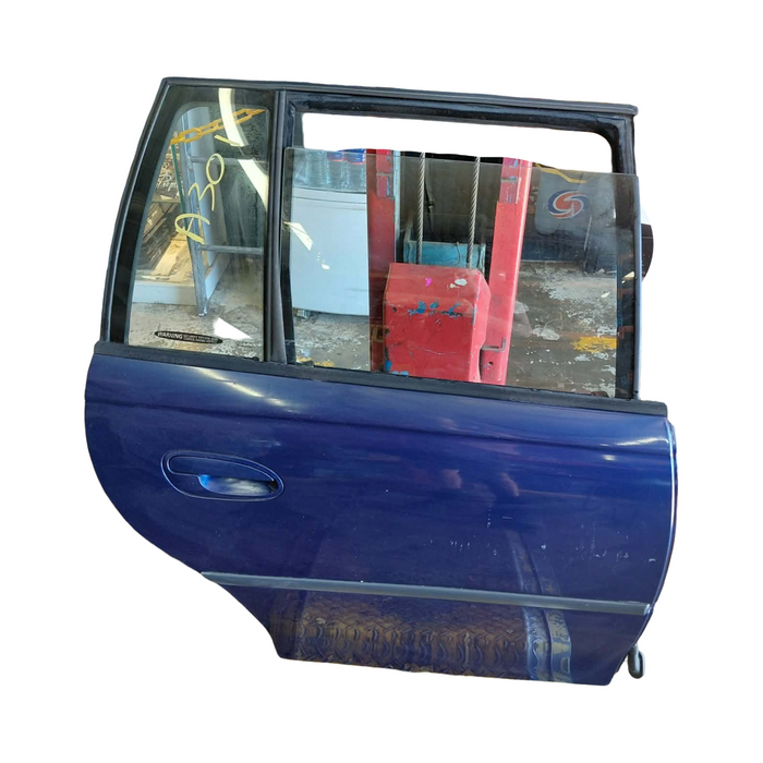 A301 - VT HOLDEN COMMODORE WAGON - Driver Rear Door (MANUAL WINDOW) - BERMUDA BLUE #B168