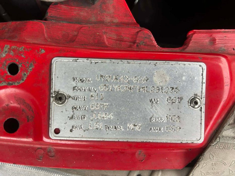 vycrew - VY / VZ Holden  Commodore - DRIVERS SIDE Guard Sting Red Paint Code # 687F