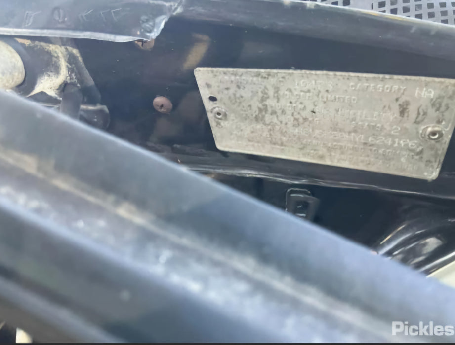 A254 - VS Holden Commodore Utility SERIES III - Tailgate Plastic Liner