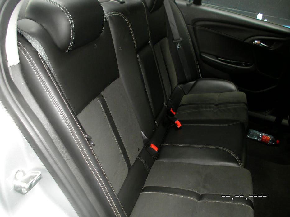 VF Holden Commodore Sedan - PASSENGER SIDE - C-Pillar Rear Seatbelt Trim / Grey - Part #92264449