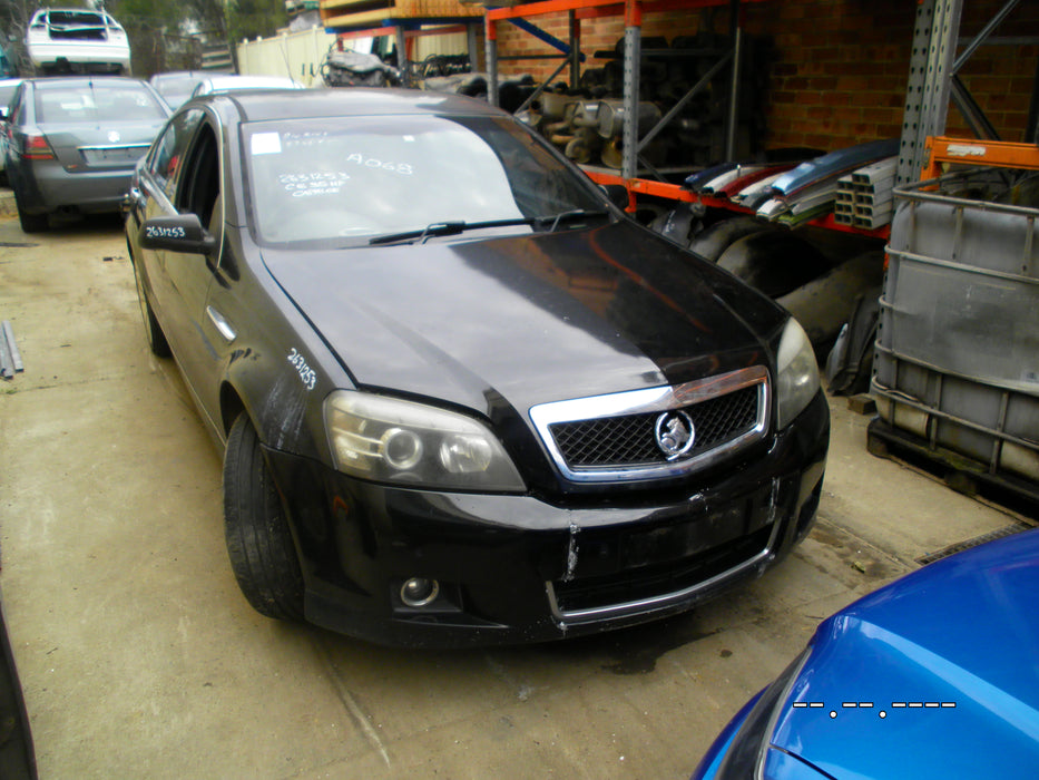 A068 - WM Holden  Statesman  - Leather Steering Wheel with grey trim
