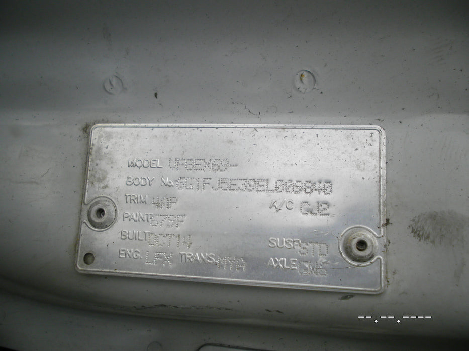 A045 - VF Holden Calais Sedan - Side Mirror Driver Side - Herron White #679F