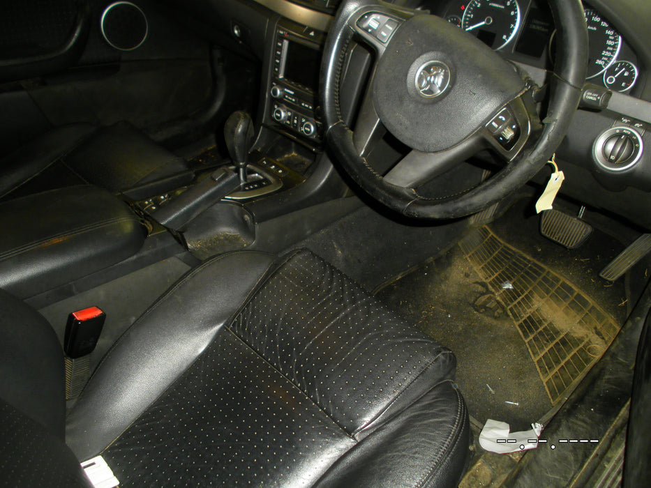 A060 - VE SERIES I Holden Calais Sedan - Refurbished Leather Steering Wheel with Silver Trim