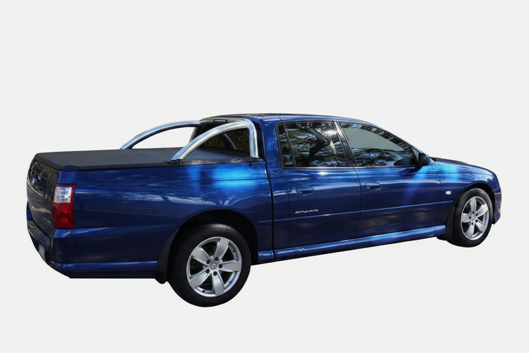 VY, VZ Holden Commodore Crewman - Tonneau Cover (Sports Roll Bar Option)