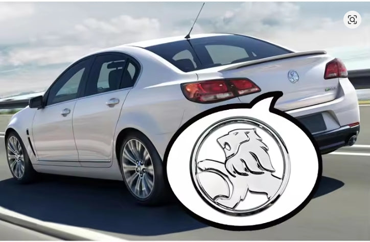 New OEM Quality VF Holden Commodore Sedan Rear Bootlid Badge 6.8cm