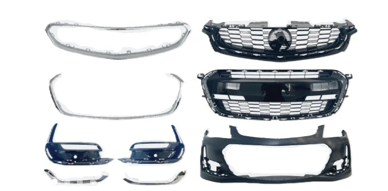 New OEM Quality - VF Holden Commodore SS / SSV / SV6 Series II - FRONT BAR KIT (Chrome Trim)