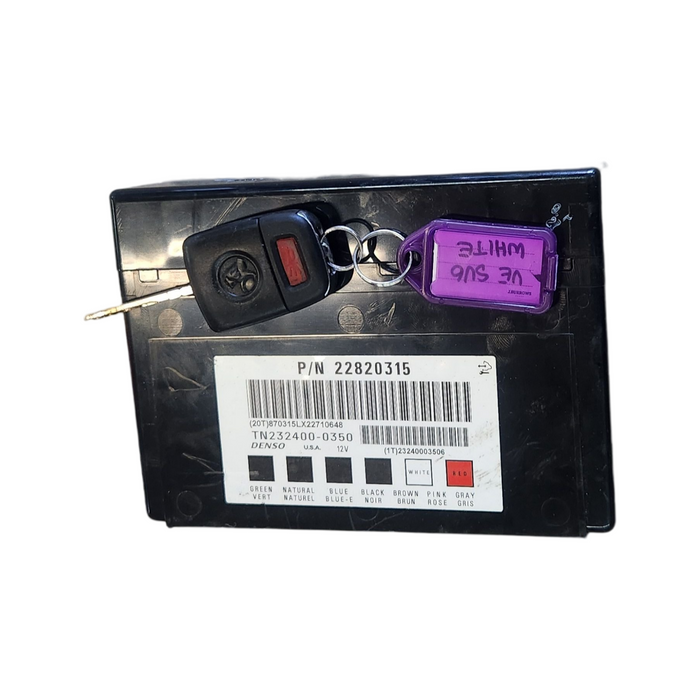 A204 - VE SV6 SERIES II -BCM / Key & Fob