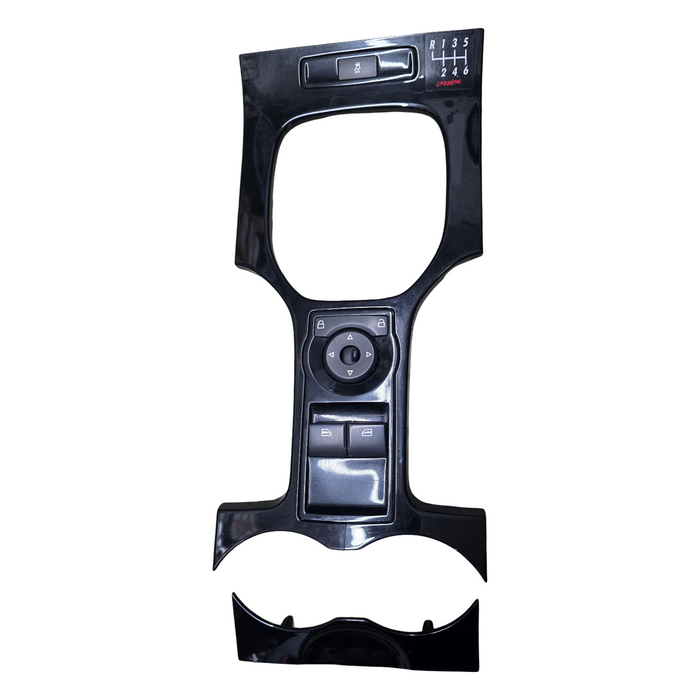 A229 - VE SV6 II UTE - Centre Console Trim Piano Black / Black Gloss Manual