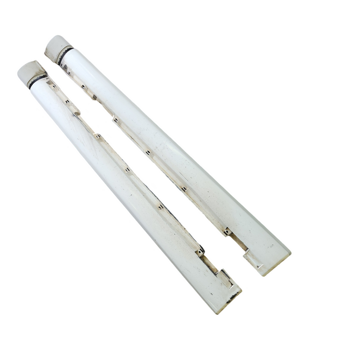 A236 - VZ Holden Commodore Utility - Sideskirts (pair) - HERON WHITE #679F
