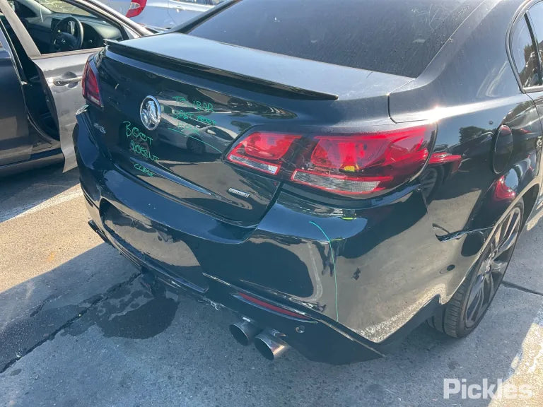 A218 - VF SV6 Holden Commodore - Bootlid - PHANTOM BLACK #690F