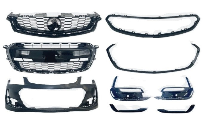 New OEM Quality - VF Holden Commodore SS / SSV / SV6 Series II - FRONT BAR KIT (Black Edition))