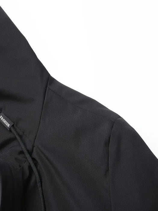Holden Long Sleeve Windbreaker Jacket - Black