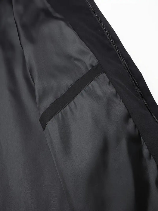 Holden Long Sleeve Windbreaker Jacket - Black