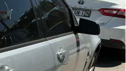 A298 - VF Holden Commodore Sedan - Driver's Side Mirror - NITRATE SILVER #636R
