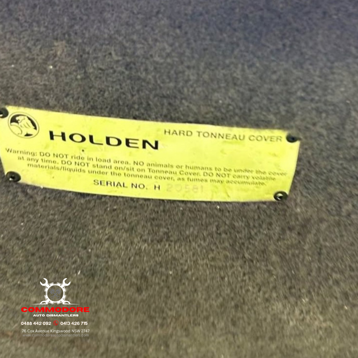 JOFB- VU/VY/VZ - HOLDEN UTILITY HARD LID