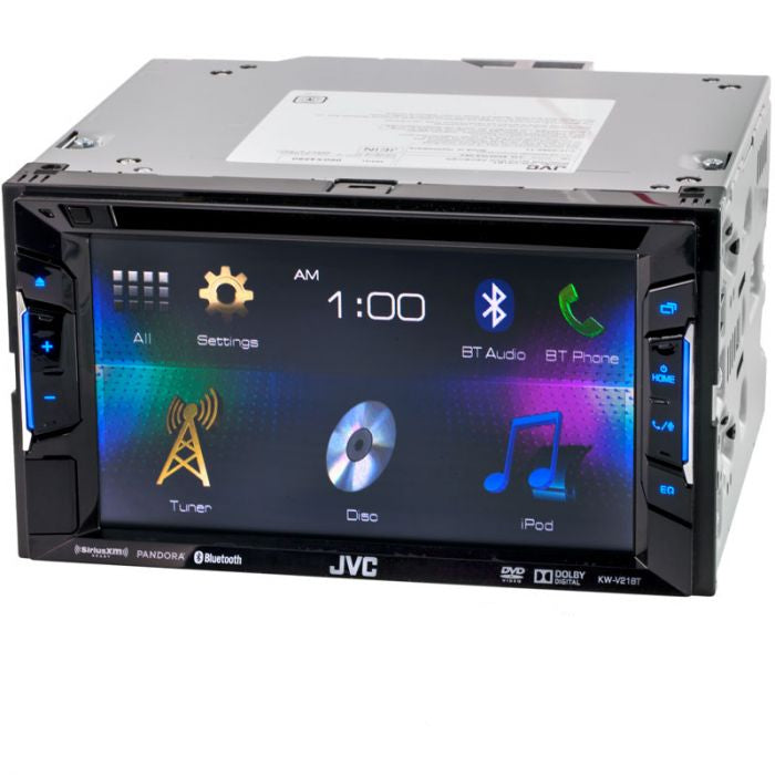 EX014 - JVC Digital Stereo 6.2" Monitor w/ DVD Receiver - MODEL: KW-V21BT SERIAL: 080X2629