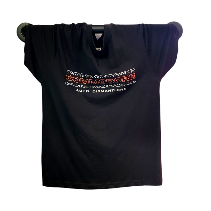 Tripple Logo On Black Shirt