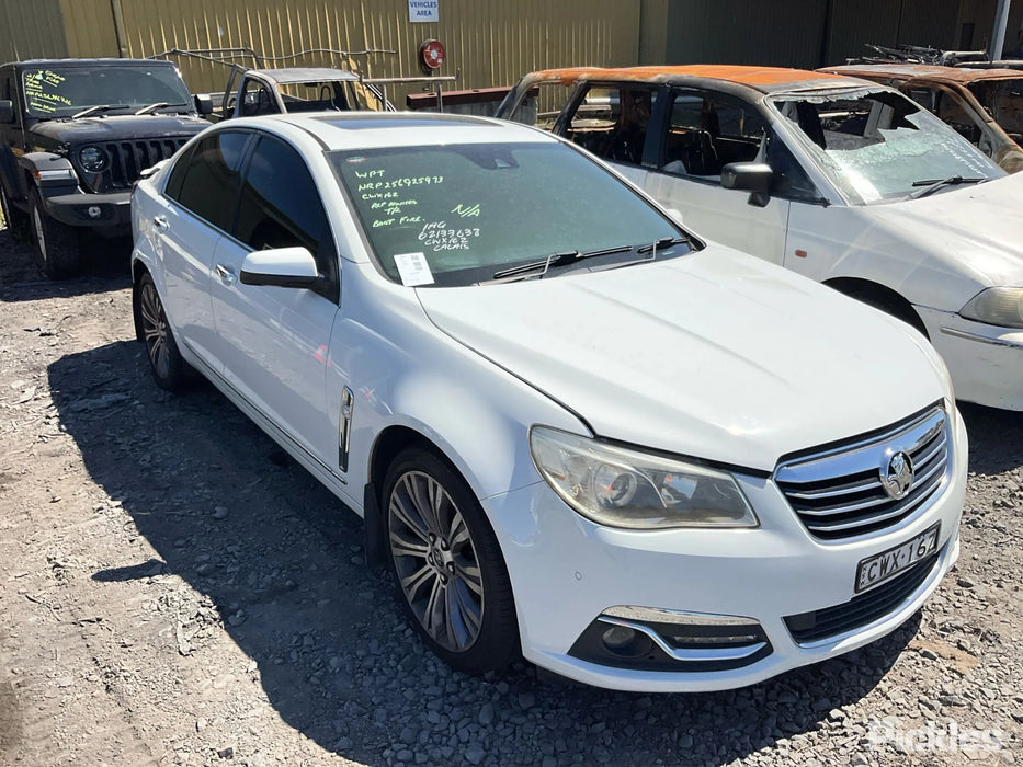 A296 - VF Holden Calais Sedan - Bootlid Heron White #679F
