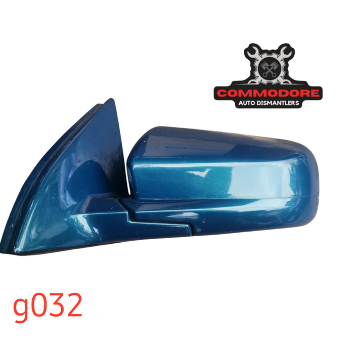 G032 - VY-VZ HSV Clubsport - Side Mirror Passenger - Barbados (blue/green) #946J