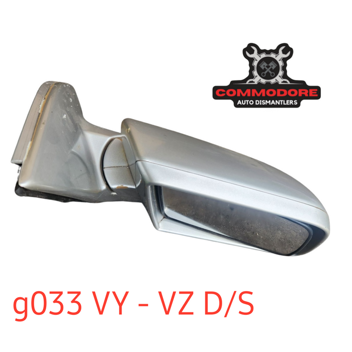 G033 - VY-VZ HOLDEN HSV - Side Mirror Driver - Switchblade Silver #636R