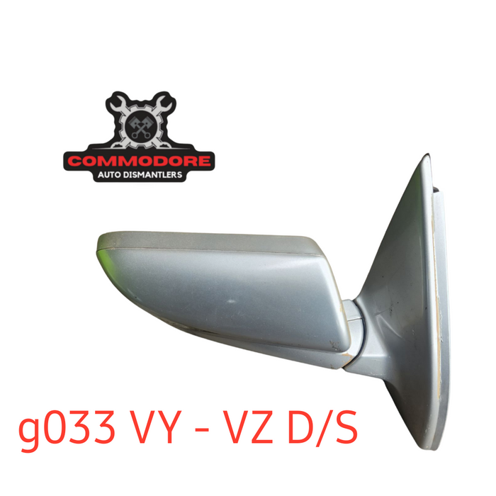 G033 - VY-VZ HOLDEN HSV - Side Mirror Driver - Switchblade Silver #636R