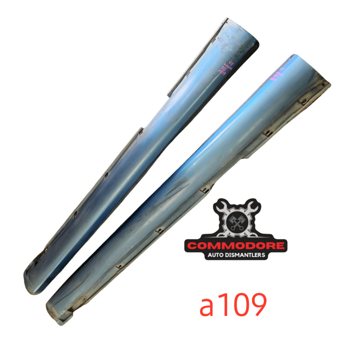 A109 - Vy Acclaim Wagon - Sideskirts (pair) Barbados Blue