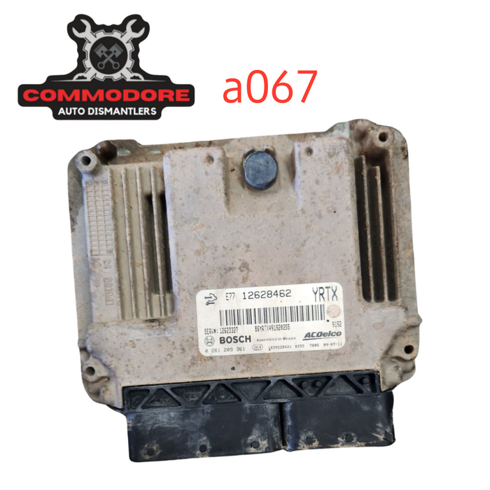 A067- VE Holden Commodore V6 Manual - Computer Set (BCM 15921353, ECU Service # 12623327, Ignition, Key & Fob)