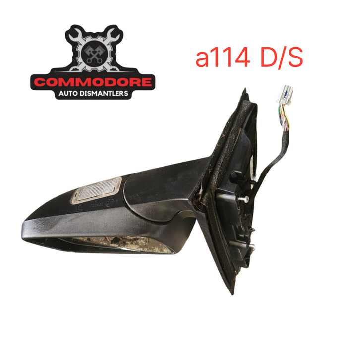 A114 - WN Holden Caprice Sedan - Side Mirror Drivers Side - PHANTOM BLACK 690f