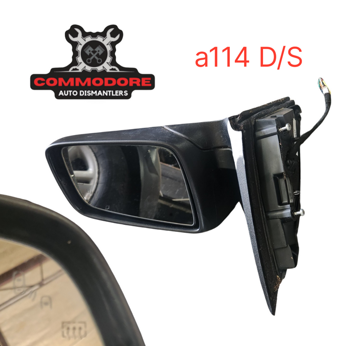 A114 - WN Holden Caprice Sedan - Side Mirror Drivers Side - PHANTOM BLACK 690f