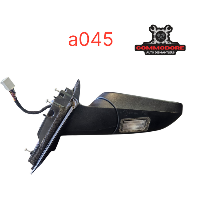 A045 - VF Holden Calais Sedan - Side Mirror Driver Side - Herron White #679F