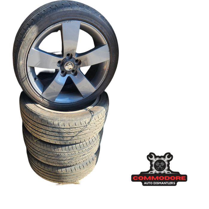 A204 - VE SSV THUNDER  19" GREY WHEELS (SET OF 4)