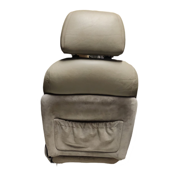 WH - STATESMAN - BEIGE LEATHER FRONT SEATS.