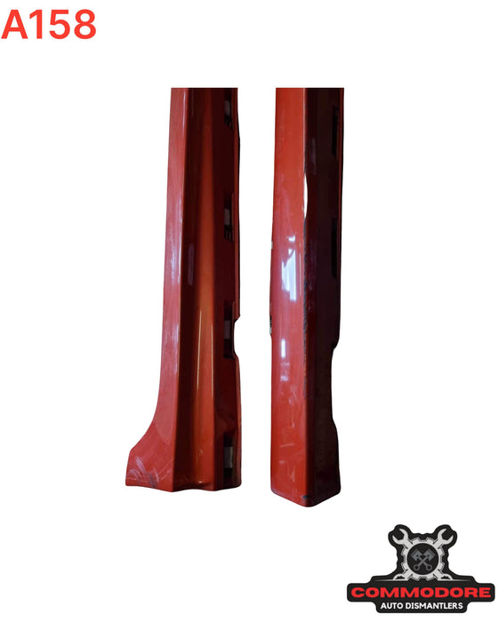 A158 - VE SS Holden Commodore Sedan - Sideskirts (PAIR) Ignition Orange