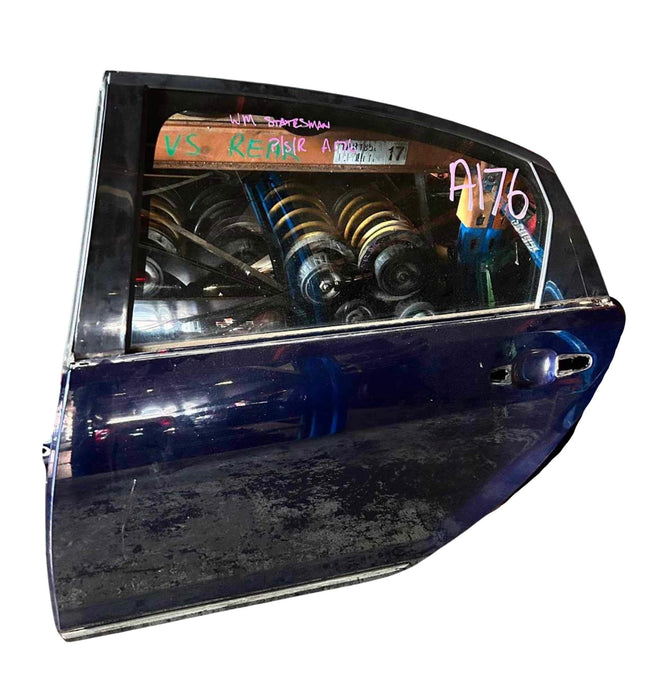 A176 - VE COMMODORE HOLDEN SEDAN - DOOR PASSENGER REAR (POWER WINDOWS) - Vespers Blue PAINT CODE #718H