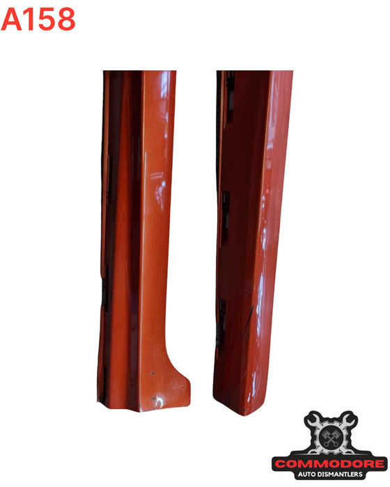 A158 - VE SS Holden Commodore Sedan - Sideskirts (PAIR) Ignition Orange