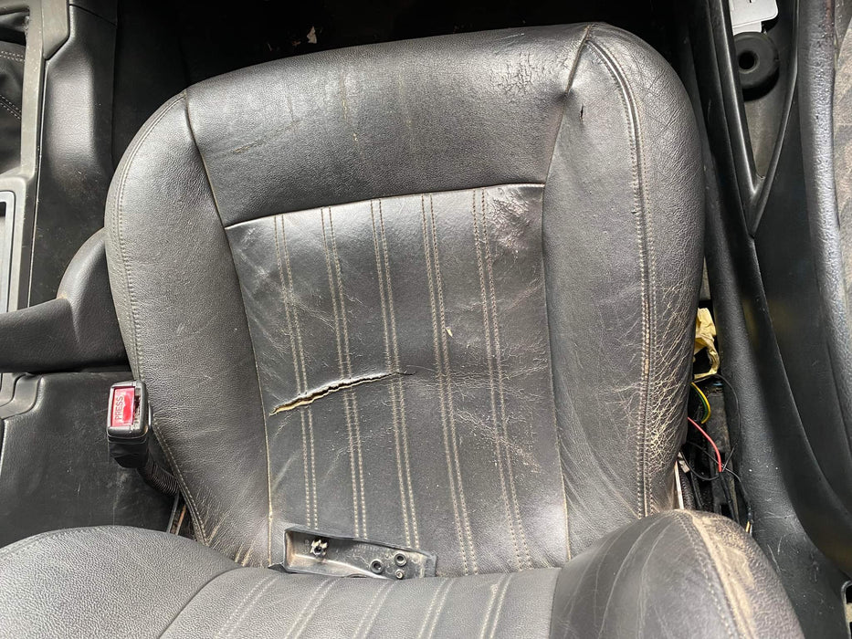 A112 - VY Holden Calais - Front Leather Seats (Plack Piano Stitching)