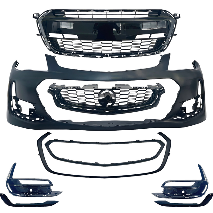 New OEM Quality - VF Holden Commodore SS / SSV / SV6 Series II - FRONT BAR KIT (Black Edition))