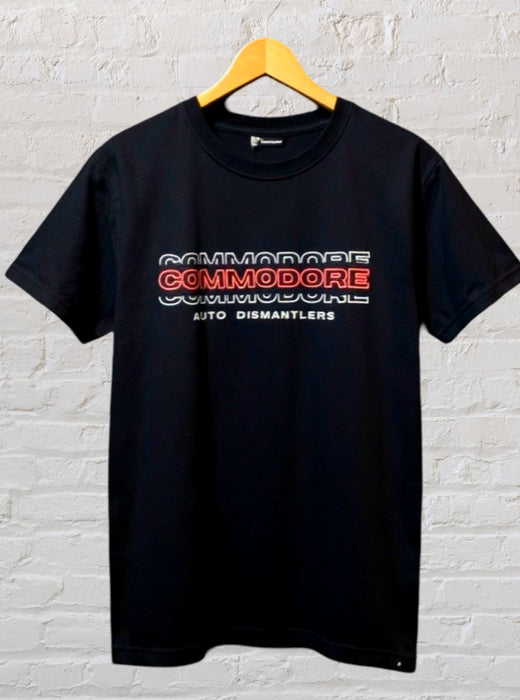 Tripple Logo On Black Shirt