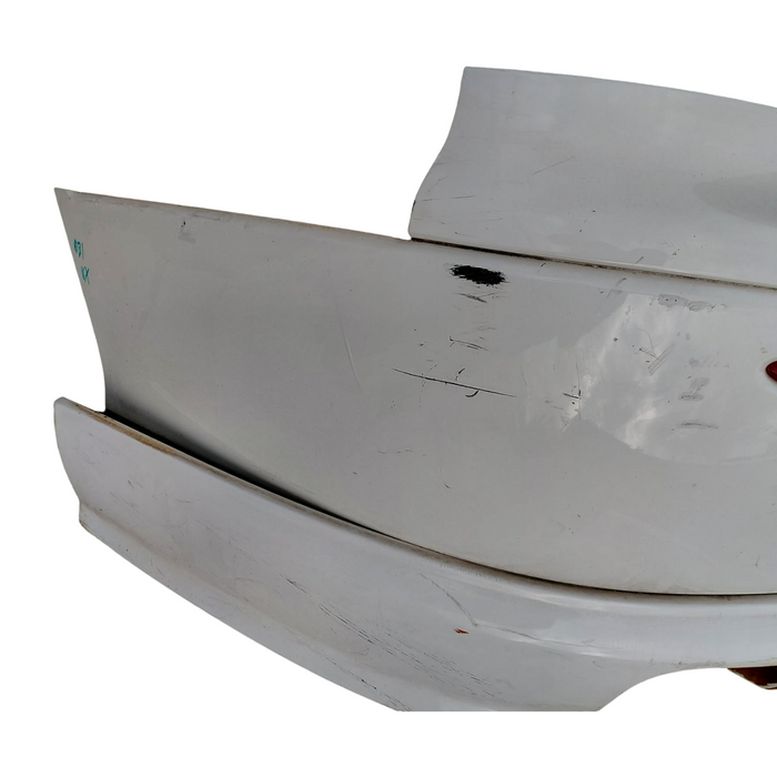 A131 - VX Holden Commodore SEDAN - REAR BAR with Skirt  HERON WHITE #J073