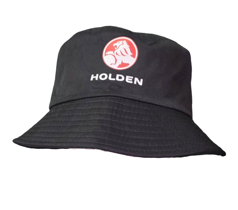 Holden Logo Decal Bucket Hat Black - Black **one size**