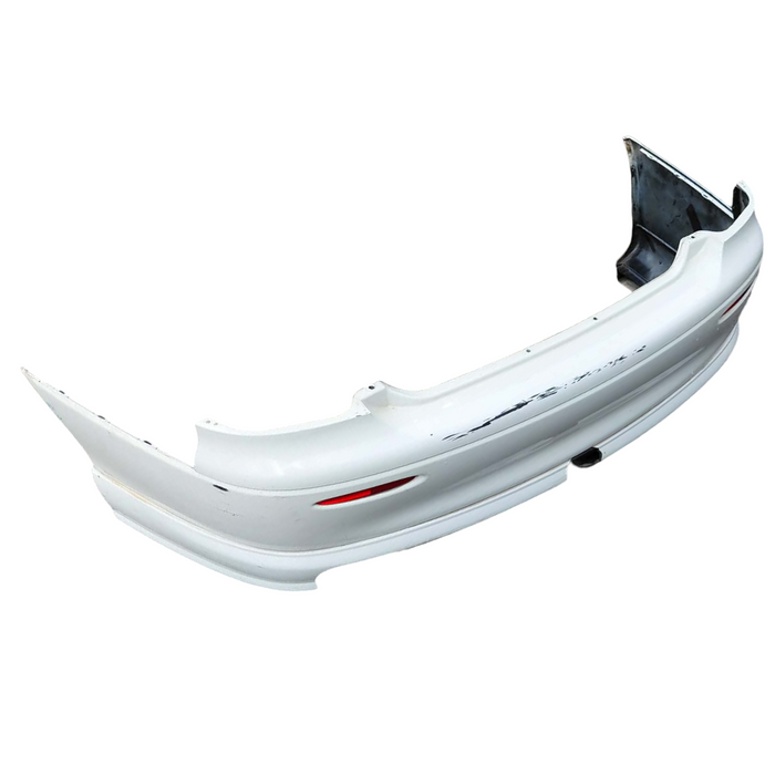 A131 - VX Holden Commodore SEDAN - REAR BAR with Skirt  HERON WHITE #J073