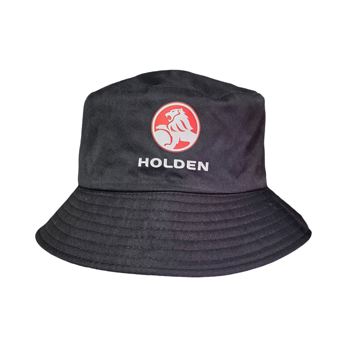 Holden Logo Decal Bucket Hat Black - Black **one size**