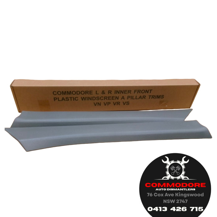 **NEW** VN, VG, VP, VR, VS Holden Commodore- A-Pillar Trims (LH & RH set) Grey 