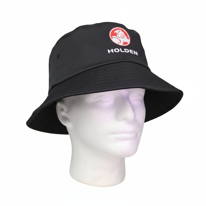 Holden Logo Decal Bucket Hat Black - Black **one size**