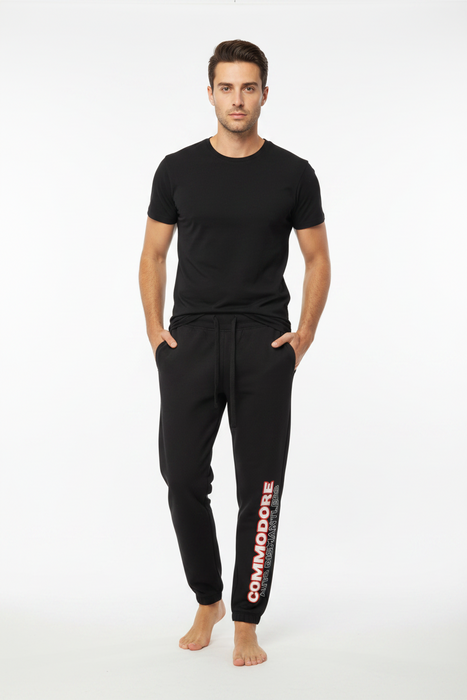 CAD - Tracksuit Pants / Sweatpants Black with Pockets and Drawer String