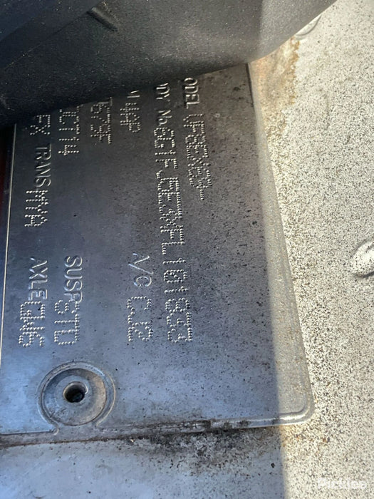 A296 - VF Holden Calais Sedan V6 LFX - Fuel Flap Herron White Paint Code #679F